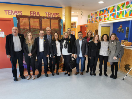 Visita del Conseller d'Educació Josep Bargalló, 8 de novembre de 2019