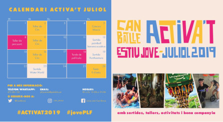 Programació ACTIVA'T juliol 2019