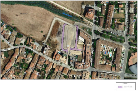 Àmbit actuació pàrquing Pau Casals fase 30 i 31 de gener 2018