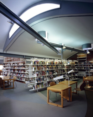 Biblioteca Enric Miralles, interior